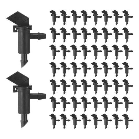 200 Pack Flag Dripper Emitters For Garden Irrigation, Easy Install, 4 L/H, 1 GPH Plastic Drip Emitters In Rows