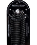 Pro Circle Cutting Router Jig, polycarbonate precision tool for woodworking, close-up view showing increment marks.