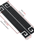 Antique Oriental Style Door Pull Handle With Easy Install Fitting For Wood Glass Or Metal Doors Interior Exterior Barn Door Pull For Hotel Hall And Home Living Spaces, showing ornate design and dimensions.