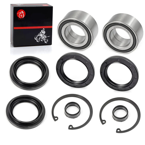Beefed Up Front Wheel Bearings And Seals Kit For Foreman 400 450 500 Rincon Rubicon 650 680 ATV Models 1995 To 2014 TRX