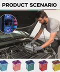 10 Piece Mini Fuse Assortment Kit With Low Profile Blades For Trucks Cars And Rv Whips Hella Reliable 20A To 60A Electrical Protection being installed in a vehicle.