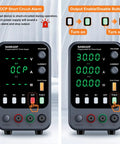 Pro Grade DC Bench Power Supply With Encoder Knob And Memory Recall, OCP Alarm, Adjustable 0 To 30 Volts And 0 To 5 Amps Display