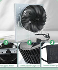 Motor Replacement For 110 CFM Bathroom Exhaust Fans In Eight By Eight And One Quarter Inch Housing, Compatible With DX90 Series