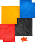 Concrete Texture Skin Mats Set 24x24 Inch Polyurethane Stamping Mats Slate Texture For Walls And Floors 4 Piece DIY Concrete Stamping Kit