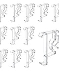 Straight Up Clear Valance Clips For Window Blinds Set To Replace Damaged Or Missing Hardware In 2 Inch Size set of 12 durable clips.