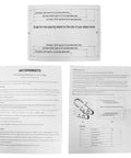 Instruction manual and drilling template for No Wobble 4 Bolt Heavy Duty Wheel Chock Kit For Motorcycles And Dirt Bikes 5.5 Inch