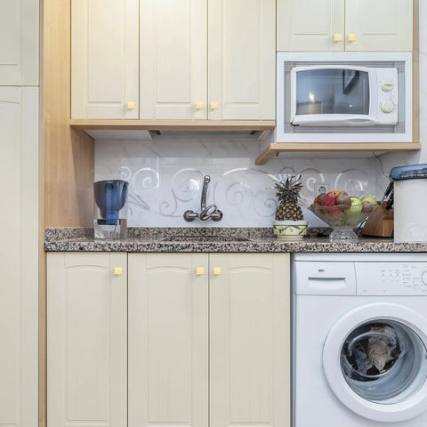 Premium Brushed Gold Cabinet Handles Zinc Alloy Drawer Pulls Modern Arched Kitchen Hardware Single Hole Five Pack on kitchen cabinets.