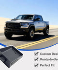 Removable Storage Drawer Tray For 2019-2026 Dodge RAM 1500 2500 3500 Center Console Cubby Organizer ABS Plastic