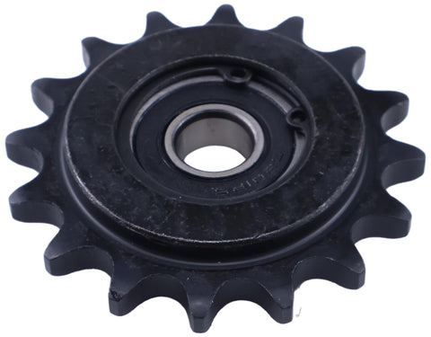 Half Inch Bore 16 Tooth Tensioner Idler Sprocket Compatible With 40 41 420 Chain Sealed Bearings Fits Fixed Shaft Durable Aluminum