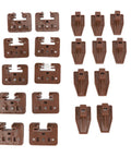 Center Mount Drawer Slides For Dressers And Cabinets, 10 Sets With Screws Included, Easy Install, Lightweight 150g