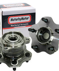 Front And Rear Wheel Bearing And Hub Assembly 5 Lug 4pc Set For 2008 2013 Nissan Rogue 4WD AWD Beefed Up Heavy Duty