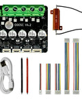 ODESC V4.2 24V Single Drive High Current High Precision Brushless Servo Motor Controller with cables and connectors