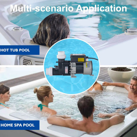 Top Shelf 1Hp Hot Tub And Spa Bath Pump Replacement That Works Like A Charm On 115 Volts With A Rock Solid Pure Copper Motor in hot tub.