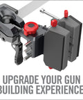 360 Degree Swivel Bench Vise With 5 Inch Jaw Width For Gun Cleaning And Maintenance High Torque Up To 100 Ft Lb Ideal For Woodworking DIY Projects Firearm DIY And Versatile Clamping
