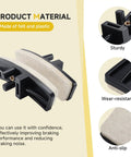 One Pair Replacement Brake Pads Kit For Indoor Bikes Compatible With IC Elite IC Pro DX900 Evolution Series made of felt and plastic