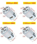 Multiple spindle motors at various RPM and wattages, including 12V To 24V 150W/288W Double Ball Bearing Spindle Motor 12000 RPM.