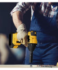Super Powerful Cordless Impact Wrench With Brushless Motor And Heavy Duty High Torque Design, handheld use in woodworking.