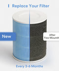 Smart WiFi Air Purifier Replacement Filter With H13 True HEPA And Activated Carbon 1 Pack, new and used filter comparison