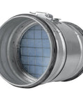 Pro Grade 4 Inch Inline Air Filter For Ducting, Heavy Duty G4 Class Filtration Purifier System With Steel Mesh Screen