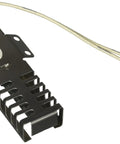 Igniter Glowbar For Broil Oven Replacement WB13X25261 OEM Part Fits GE Models, black finish with connector view