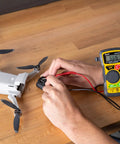 Using Hands Free Digital Multimeter For Auto And Home Troubleshooting, UL Certified, 10 Meg Ohm Circuitry on drone battery