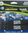 Beefy Heavy Duty Reflective Adjustable Cargo Stretch Strap For Motorcycles And ATVs 18 To 60 Inch 100 Lb Capacity