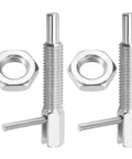 Badass Shop Rig Built Different Stainless Steel Retractable Indexing Plunger Pin M10 Metric Thread with nuts for industrial use.