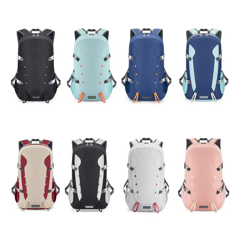 Various colors of 35L Water Resistant Daypack For Outdoor Adventures Foldable Hiking Backpack Travel Packable For Camping School Sports And Getaways Durable Build Go To Everyday Carry For Women And Men displayed