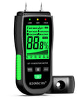 Pin Type Wood Moisture Meter For Hardwood And Softwood With Replaceable Probes, 12mm Deep Reading, digital display