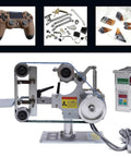 Shop Ready Heavy Duty 550W Brushless Belt Sander Plus Bench Polisher with visible flat belt and control panel.