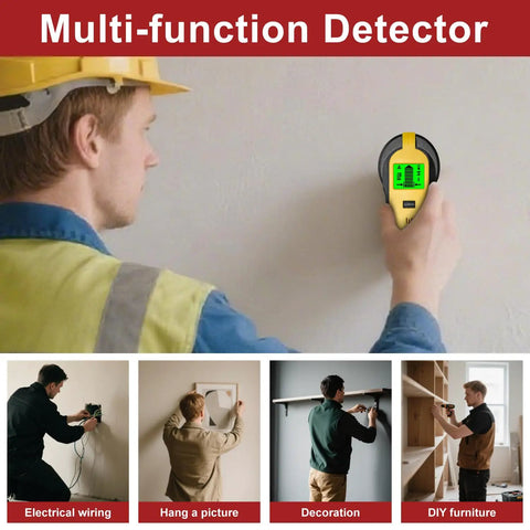 Dead On Accurate Five In 1 Stud Finder And Wall Scanner Built To Snag Wood Framing Metal Pipes Live Ac Wires Hidden Behind Drywall With Bright Lcd Screen And Sharp Audio Pulse For Zero Drama Diy Remodels And Straightforward Home Repairs