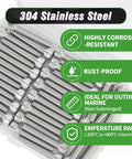 M4x16mm Hex Socket Cap Head Screws Set 150 Pieces, 304 Stainless Steel box with rustproof and corrosion-resistant features