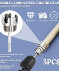 All In One PVC Pipe Threader Kit For One Half Inch Three Quarter Inch And One Inch Pipes Evponk Internal And External Threading Tool Set