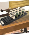 Anti Static Bar Rack With 25 Slot PCB Tray ESD Safe Circulation Shelf For Circuit Boards And Electronics Storage on desk