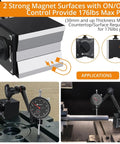 Pro Grade 0-1 Inch And 0.001 Inch Dial Indicator Kit With Magnetic Base And Case, precision gauge in workshop setup