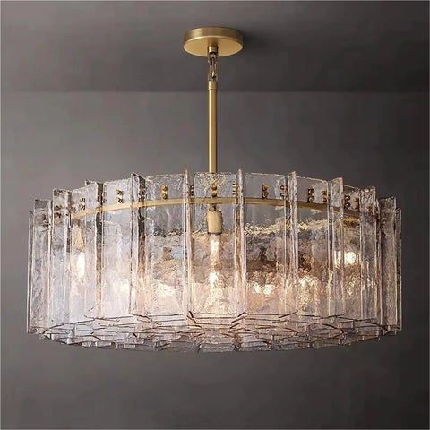 Retro American Chrome Brass Hanging Lamp Dimmable LED Pendant With Top Tier Vintage Vibes Perfect For Your Dreamy Living Room Setup This Stellar Suspension Fixture Truly Slays Any Space.