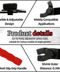 Two Pack Red Adjustable Pin Spanner Wrench For Angle Grinder Lock Nut Heavy Hitter Disc Removal Spanner featuring adjustable design and anti-slip grip.