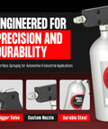 M2400 Industrial Grade Aluminum Sprayer With Adjustable Nozzle Do It All Portable Compressed Air Sprayer For Multiple Liquid Applications