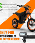48V Ebike Throttle With M Button LCD Display For Tuttio Soleil 01 Electric Dirt Bike Upgraded Version Fits The M Protocol Only