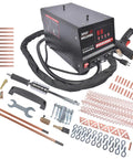Spot Weld Dent Puller Kit 3500W 110V Car Body Dent Repair with accessories and tools, black device with cables and attachments.