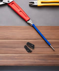 Doitool Compatible Crimping Die Replacement Terminal Pliers For Open Barrel Wire Stripping on wooden surface with tools.