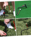 Golf Swing Trainer Kit For Posture Alignment And Arm Muscle Strength With A Smooth Consistent Swing Tempo Game Changing Practice Tool on grass