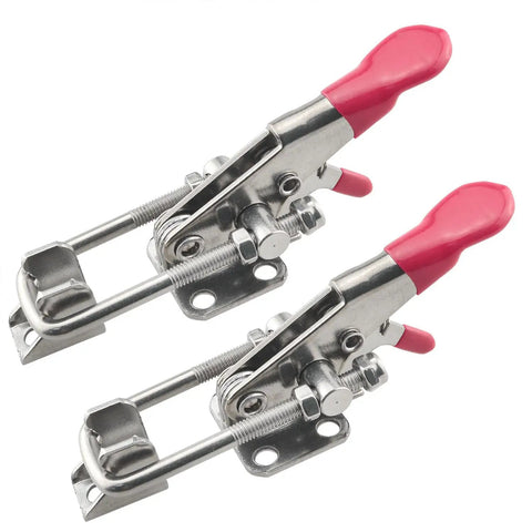 Stainless Steel Adjustable Lock Clamp 2 Pack Built Tough Heavy Duty Toggle Clamp With Quick Release Latch U Bolt Fast Release Bolt On Clamp