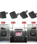 Air Vent Clip For Kia Sorento 2011 2018 Easy Install Adjustable AC Vent Clip 97410 2P100 Boost Airflow And Direct The Cool Breeze Inside Your Ride For A Cooler Fresher Ride black ABS AC vent clip set with chrome trim for dashboard vent replacement
