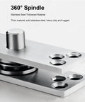 Hidden Door Hinge 360 Degree Pivot Beefy Heavy Duty Concealed Hinge For Bookcase And Murphy Doors 220 Lb Load Bearing