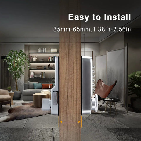 Mechanical Door Lock With Keypad For Indoor And Outdoor Doors, Waterproof Keyless Entry Knob And Deadbolt, Heavy Duty Stainless Steel Gate Lock Set With Handle, Works Left Or Right Swing