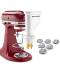 Gourmet Pasta Press Attachment For Stand Mixers With 6 Interchangeable Plates Create Fresh Pasta At Home Like Spaghetti Fettuccine And More
