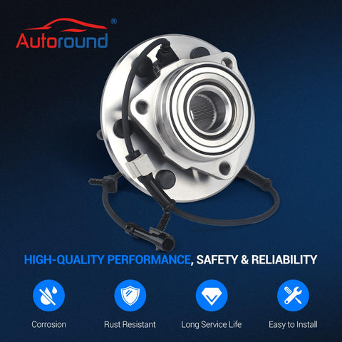 Front Wheel Bearing And Hub Assembly For 1999 To 2007 4WD And AWD Rides Including Cadillac Escalade ESV EXT Chevrolet