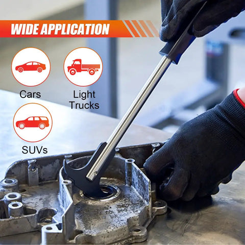 Oil Seal Disassembly Puller With Dual Hook Tips used on engine part, suitable for cars, SUVs, and light trucks