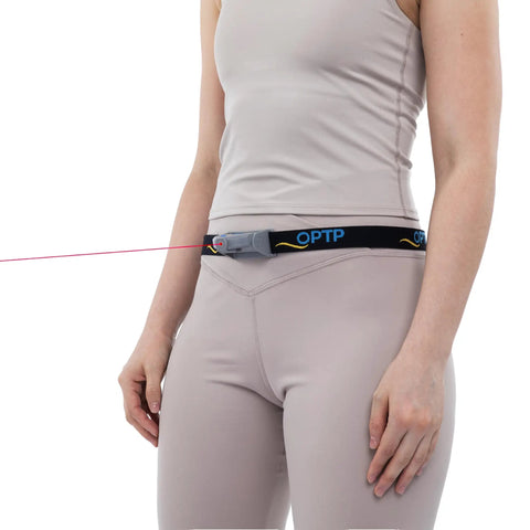 SenMoCOR System Pro Grade Sensorimotor Training Kit With Laser Headlamp And Targets For Sensory Motor Control Cervical Fine Motor Skills Motion Detection And Controlled Mobility Exercises Angle Reproduction, worn at waist